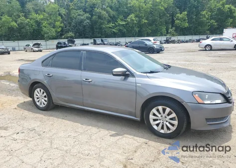 2014 Volkswagen Passat S z USA, uszkodzony, nr VIN 1VWAT7A33EC066817